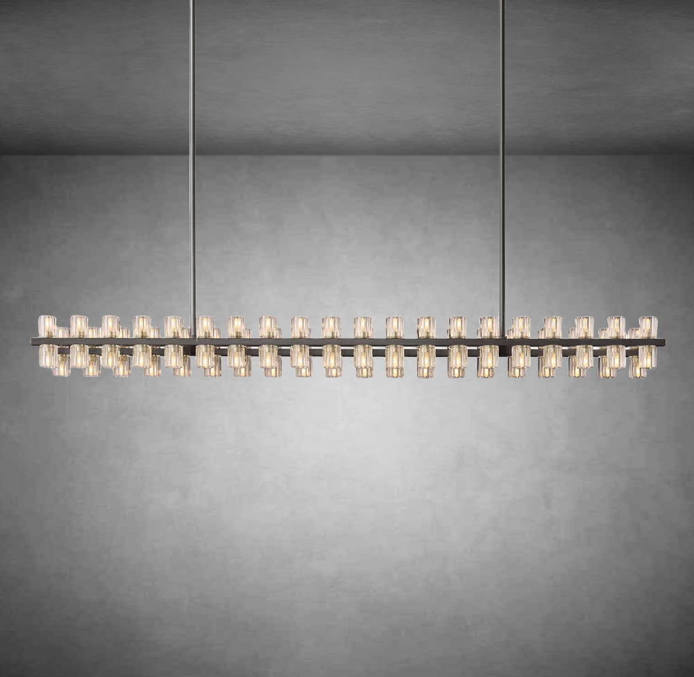 Reger Rectangular Chandelier 54" 72"