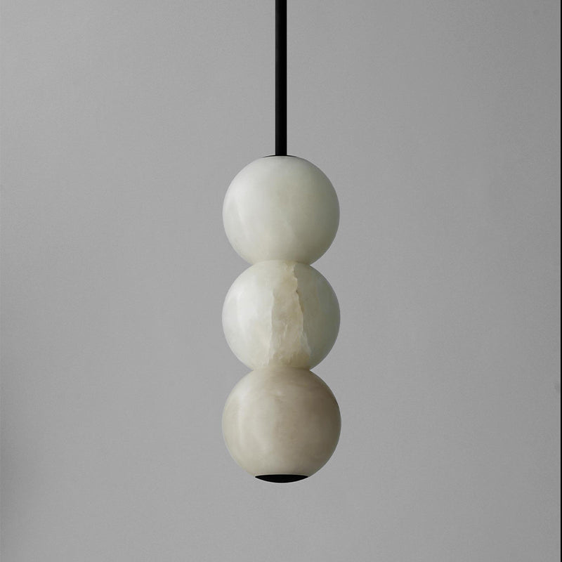 Alabaster Pearl Kitchen Pendant Lighting 1/3/6 Lights