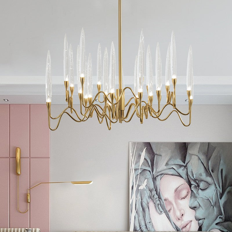 Merlin Crystal Candlestick Chandelier