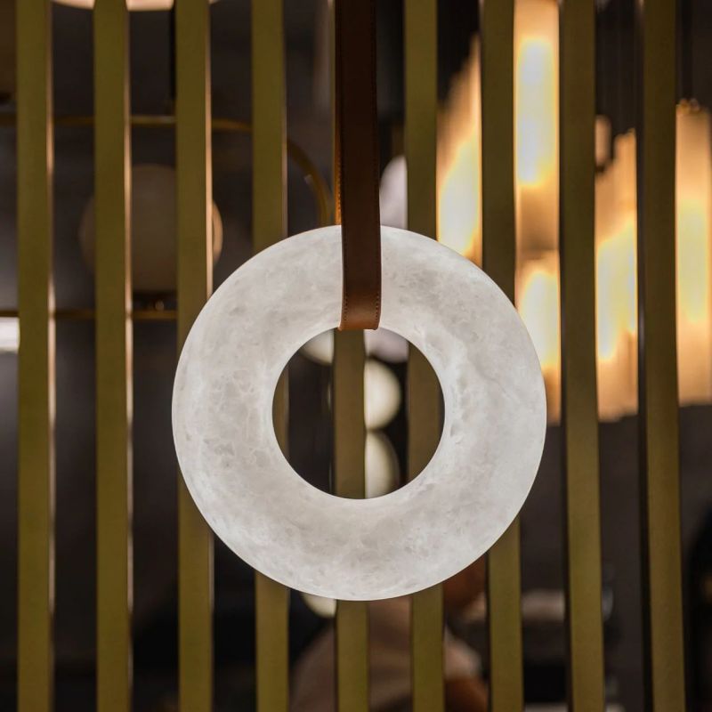 Alabaster Halo Light chandeliers for dining room,chandeliers for stairways,chandeliers for foyer,chandeliers for bedrooms,chandeliers for kitchen,chandeliers for living room Rbrights
