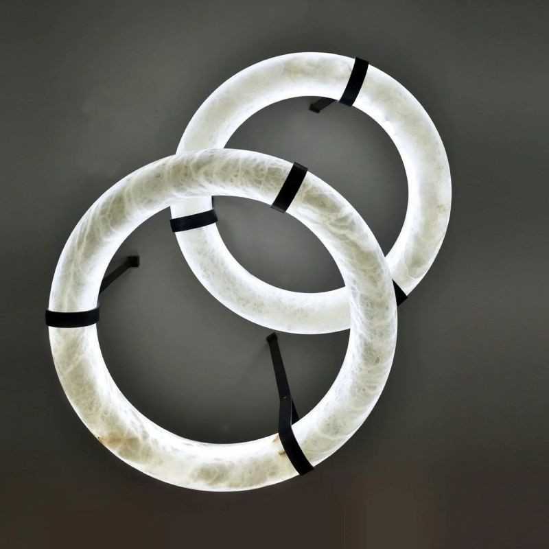 Alabaster Halo Light chandeliers for dining room,chandeliers for stairways,chandeliers for foyer,chandeliers for bedrooms,chandeliers for kitchen,chandeliers for living room Rbrights