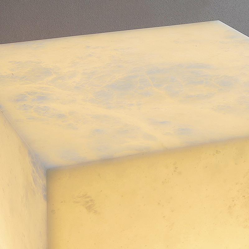 Alabaster Cubic Table Lamp rbrights