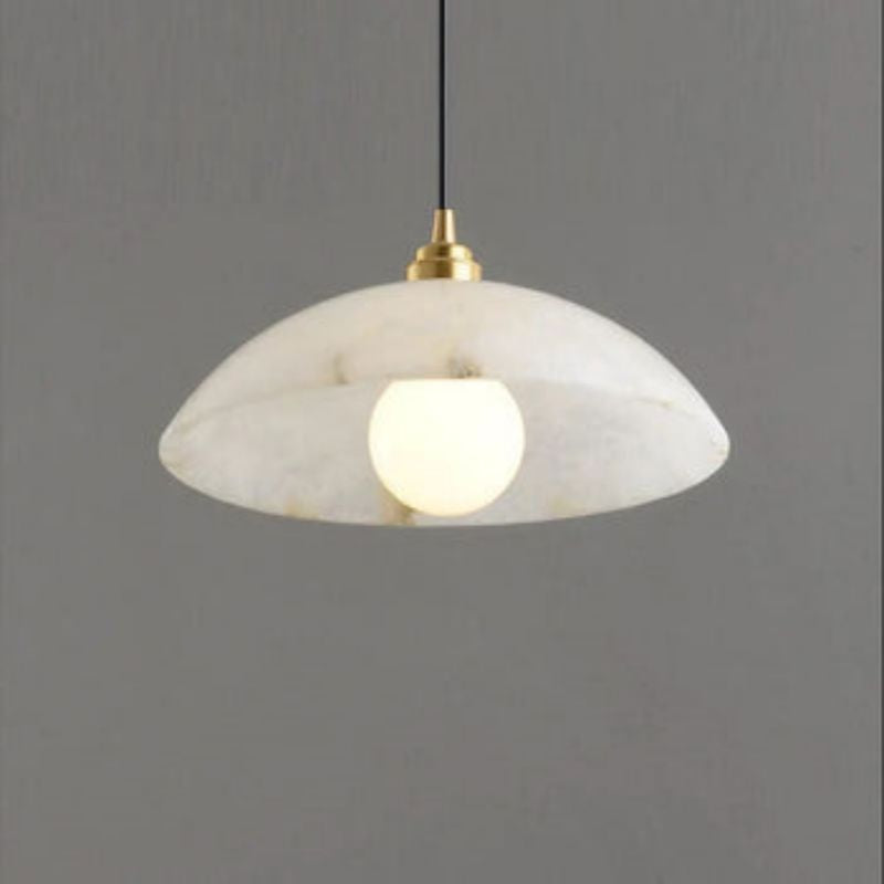Alabaster Umbrella Pendant rbrights