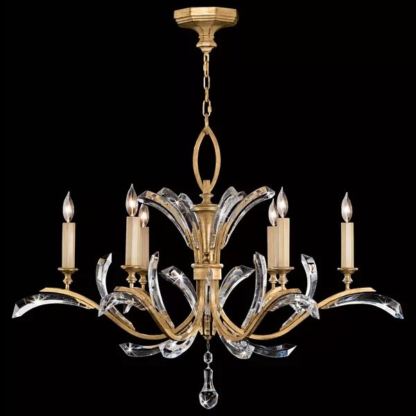 Alice Candle Round Chandelier 42"