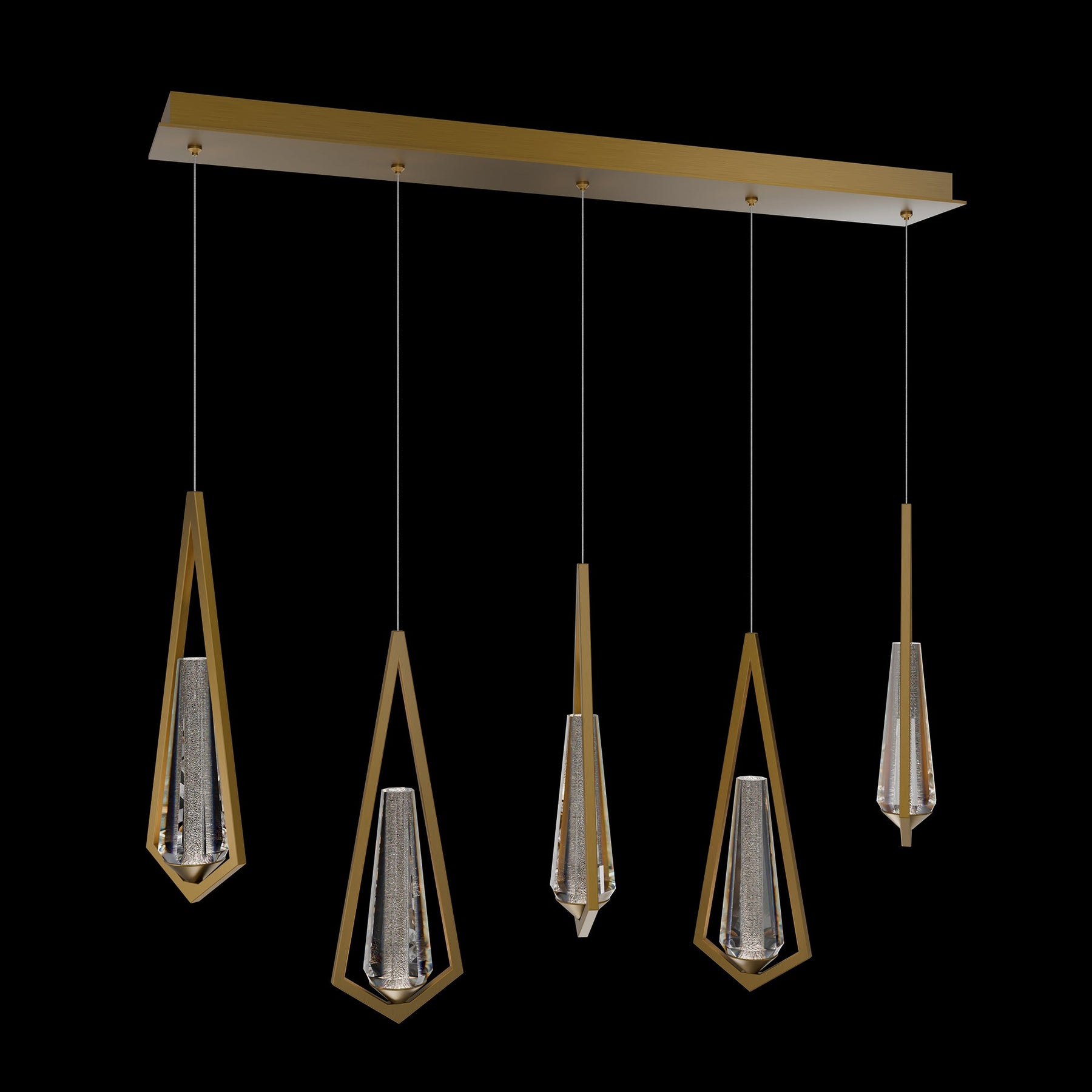 Devote Linear Chandelier 5 Light