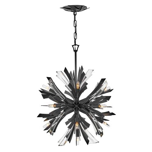 Bergamots Crystal Chandelier 22"D