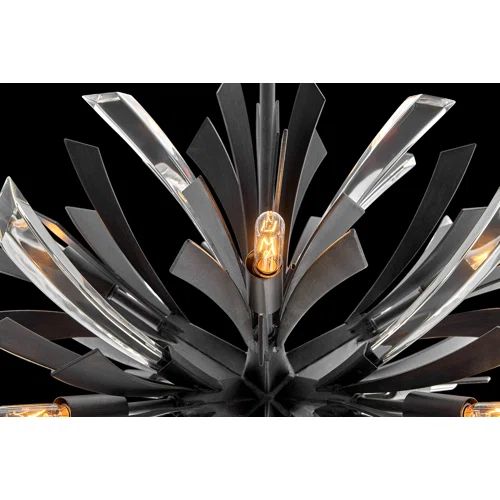 Bergamots Crystal Chandelier 22"D