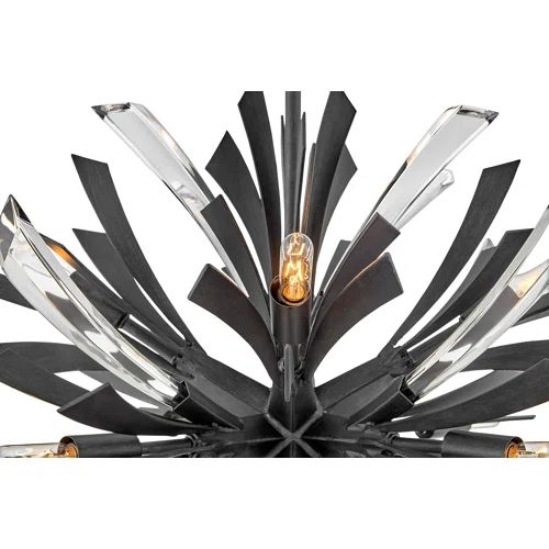 Bergamots Crystal Chandelier 22"D