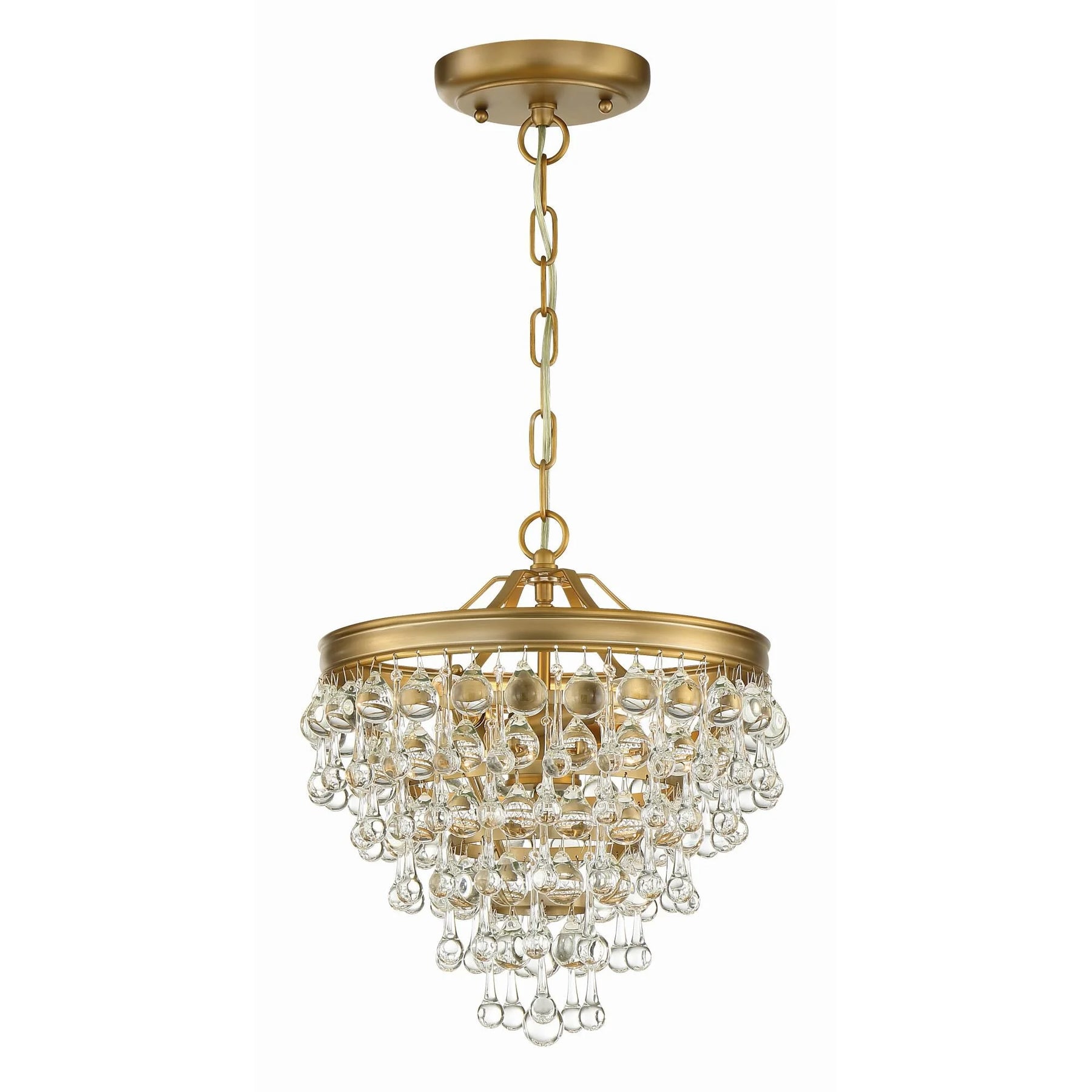 Calypso 13 Inch 3 Light Mini Chandelier