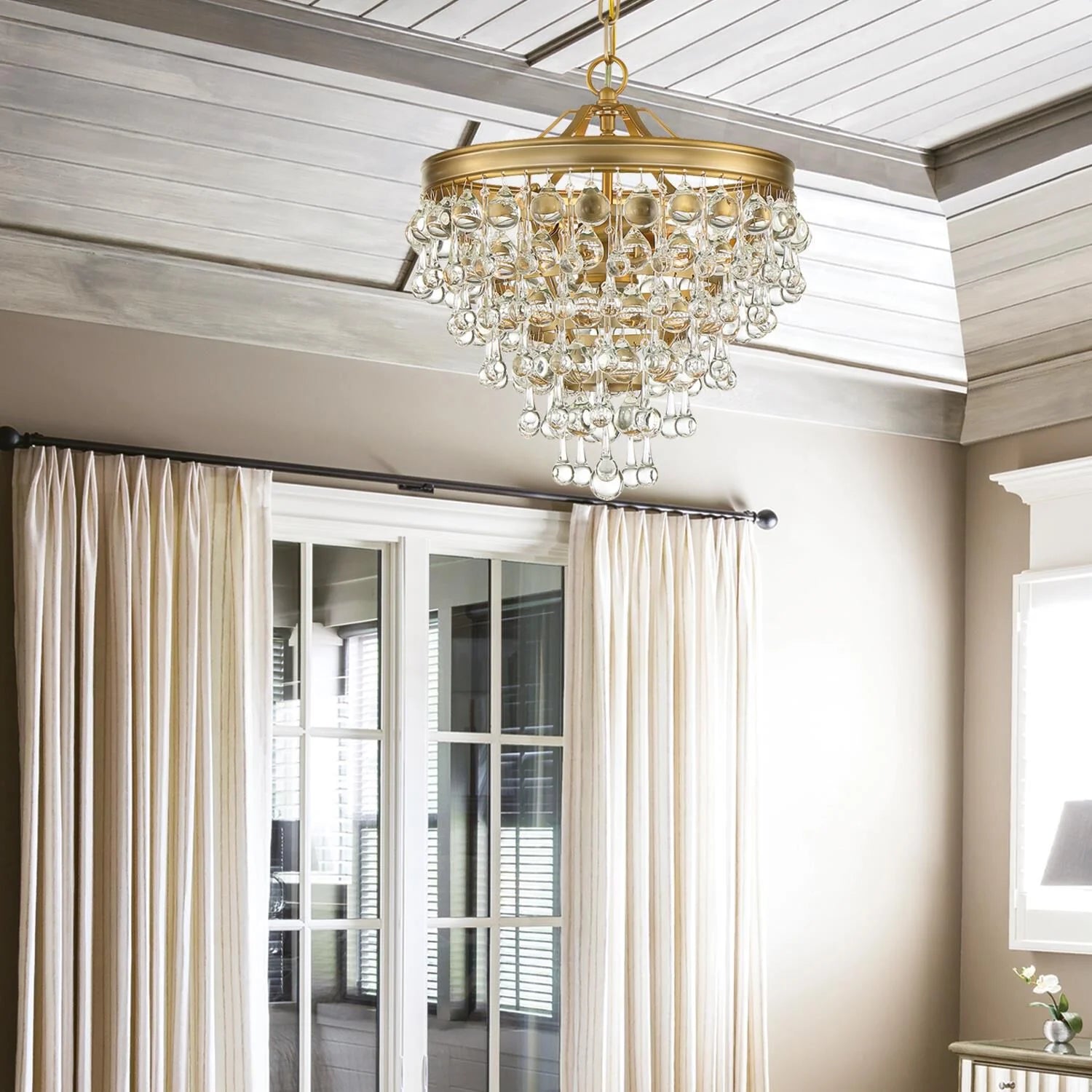 Calypso 13 Inch 3 Light Mini Chandelier