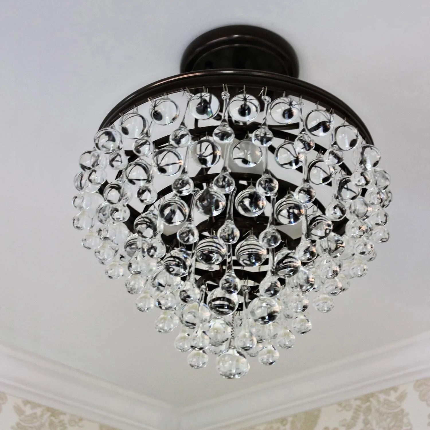 Calypso 13 Inch 3 Light Mini Chandelier