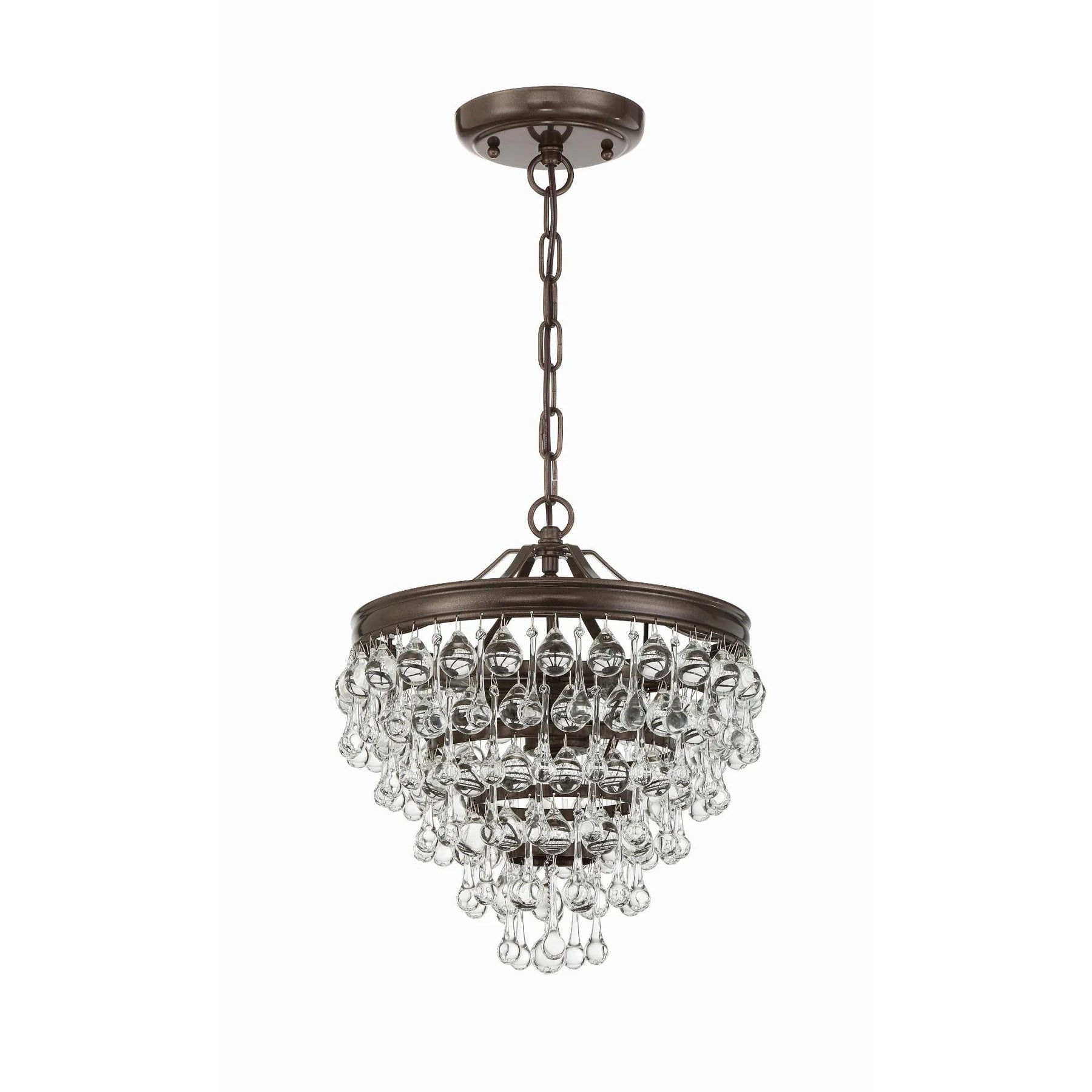 Calypso 13 Inch 3 Light Mini Chandelier