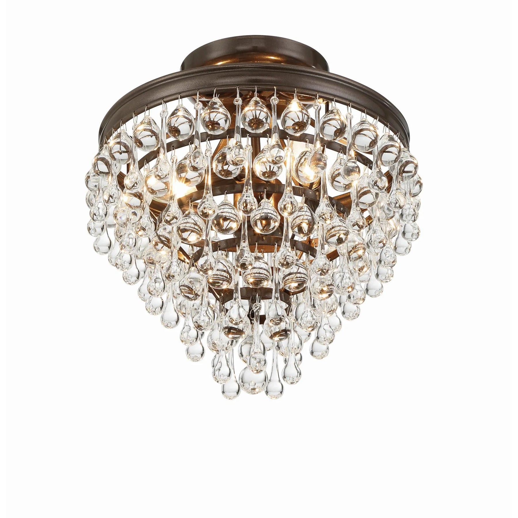 Calypso 13 Inch 3 Light Mini Chandelier