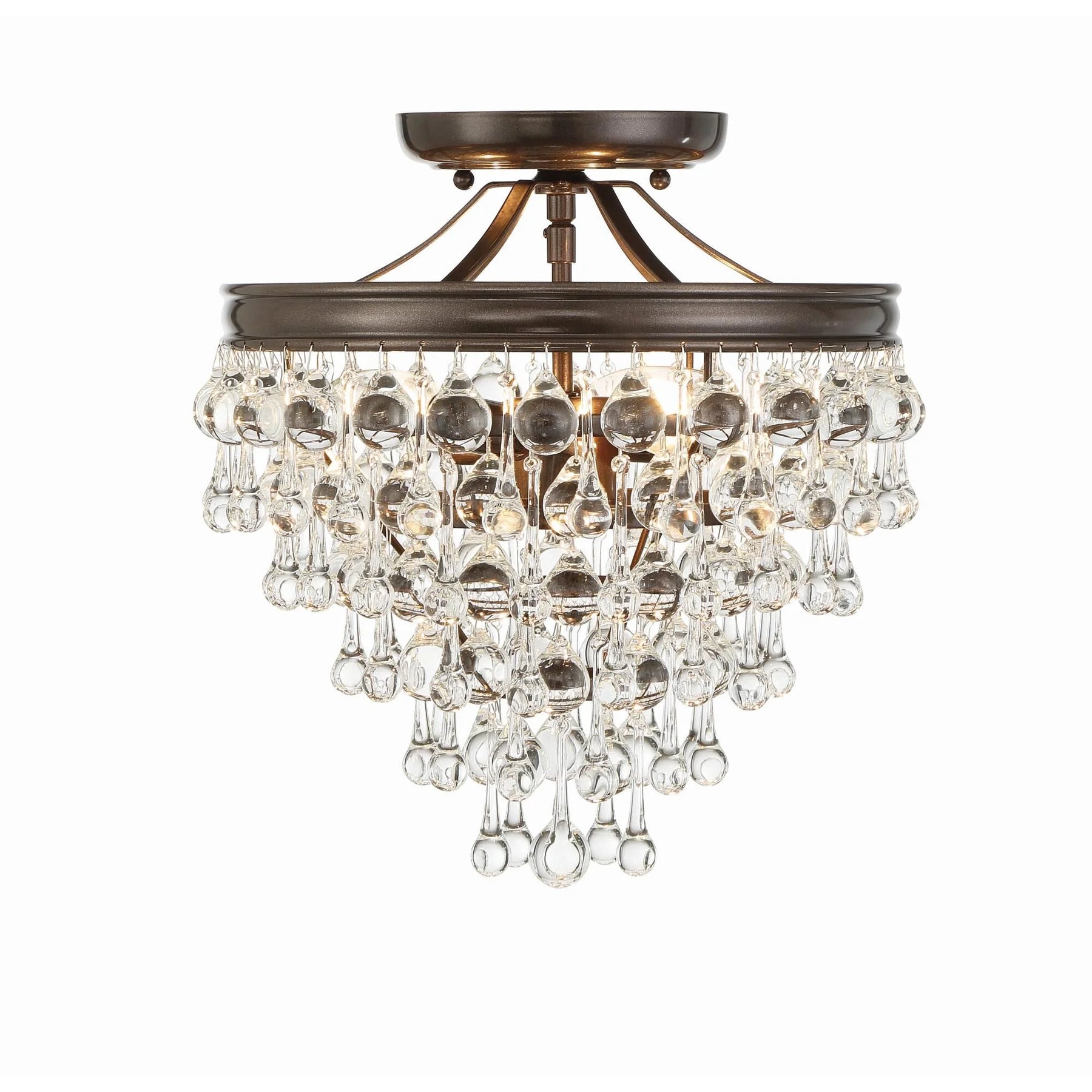 Calypso 13 Inch 3 Light Mini Chandelier