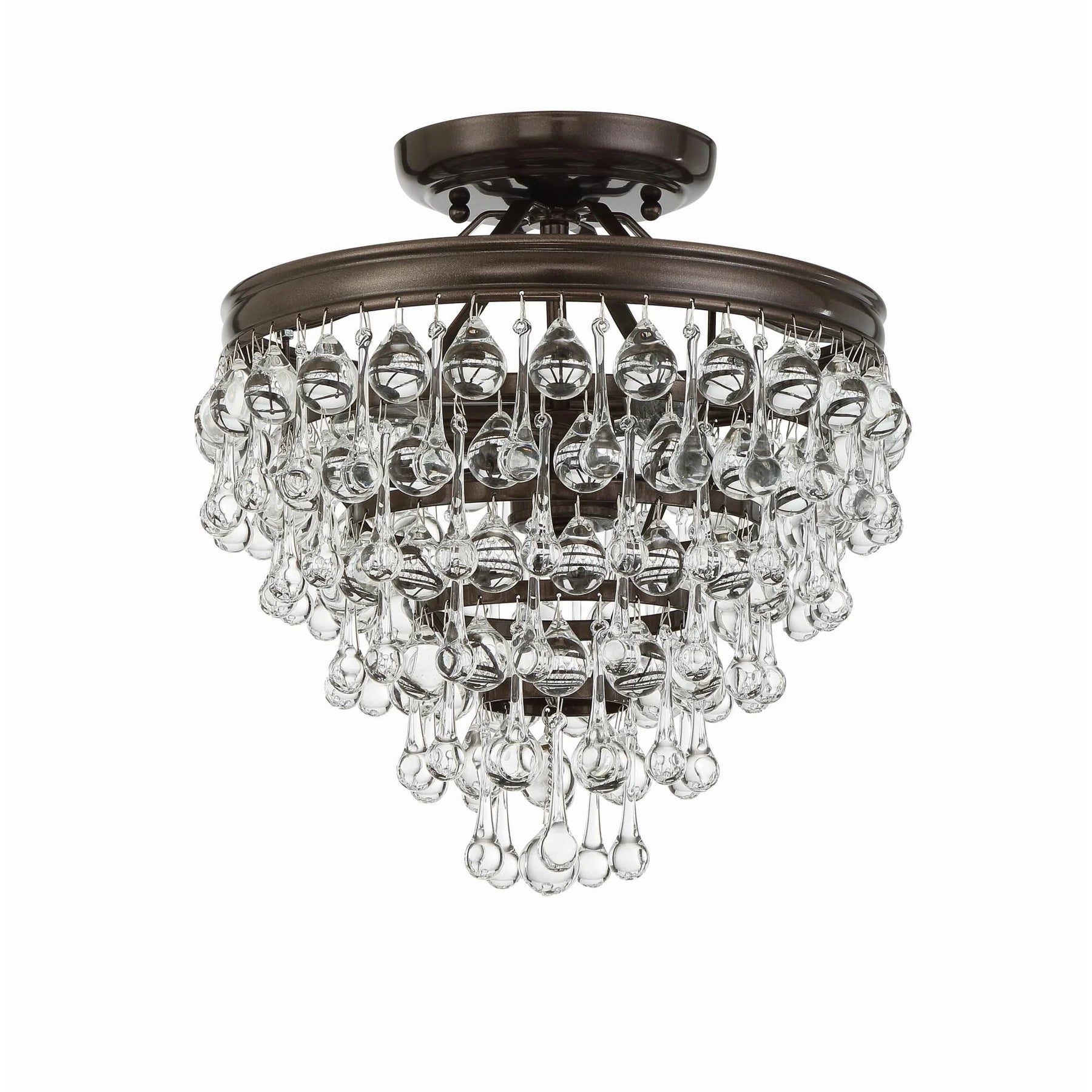 Calypso 13 Inch 3 Light Mini Chandelier