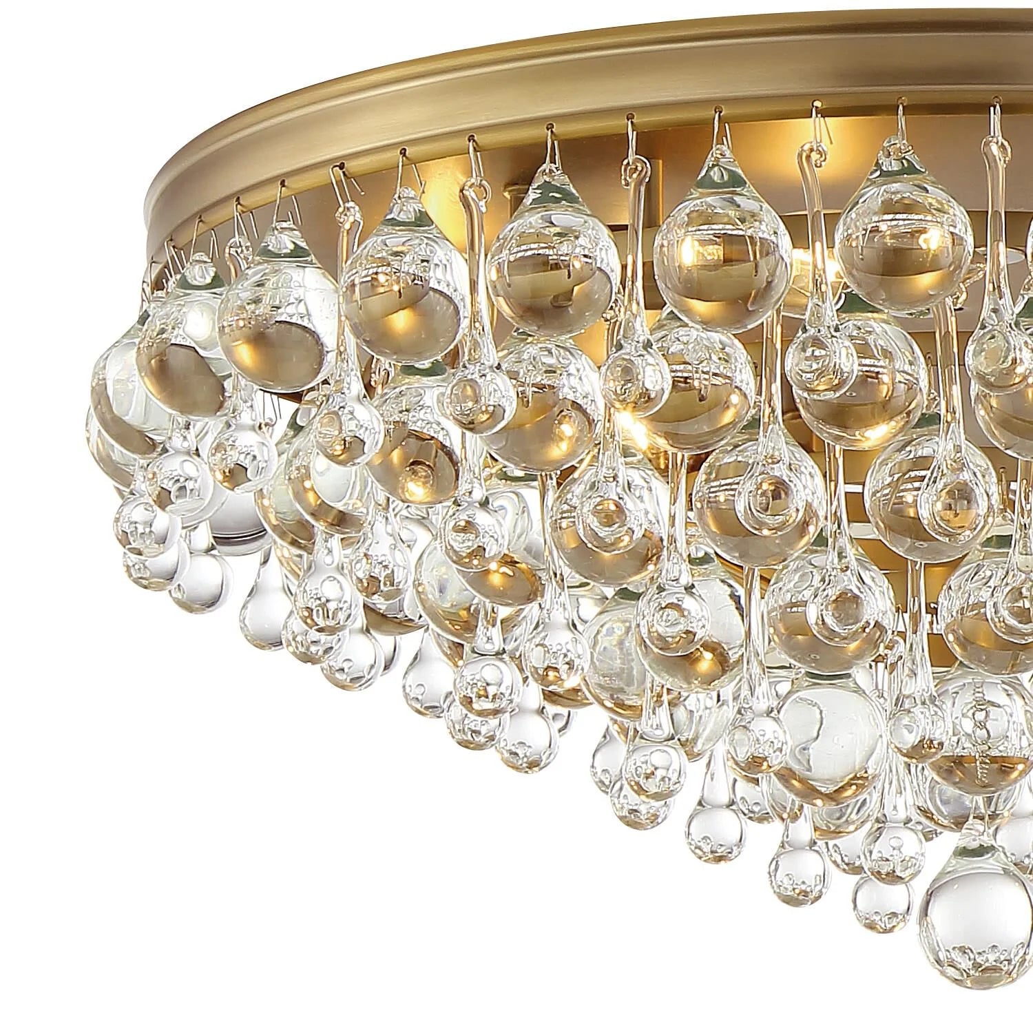 Calypso 20 Inch 6-Light Crystal Flush Mount