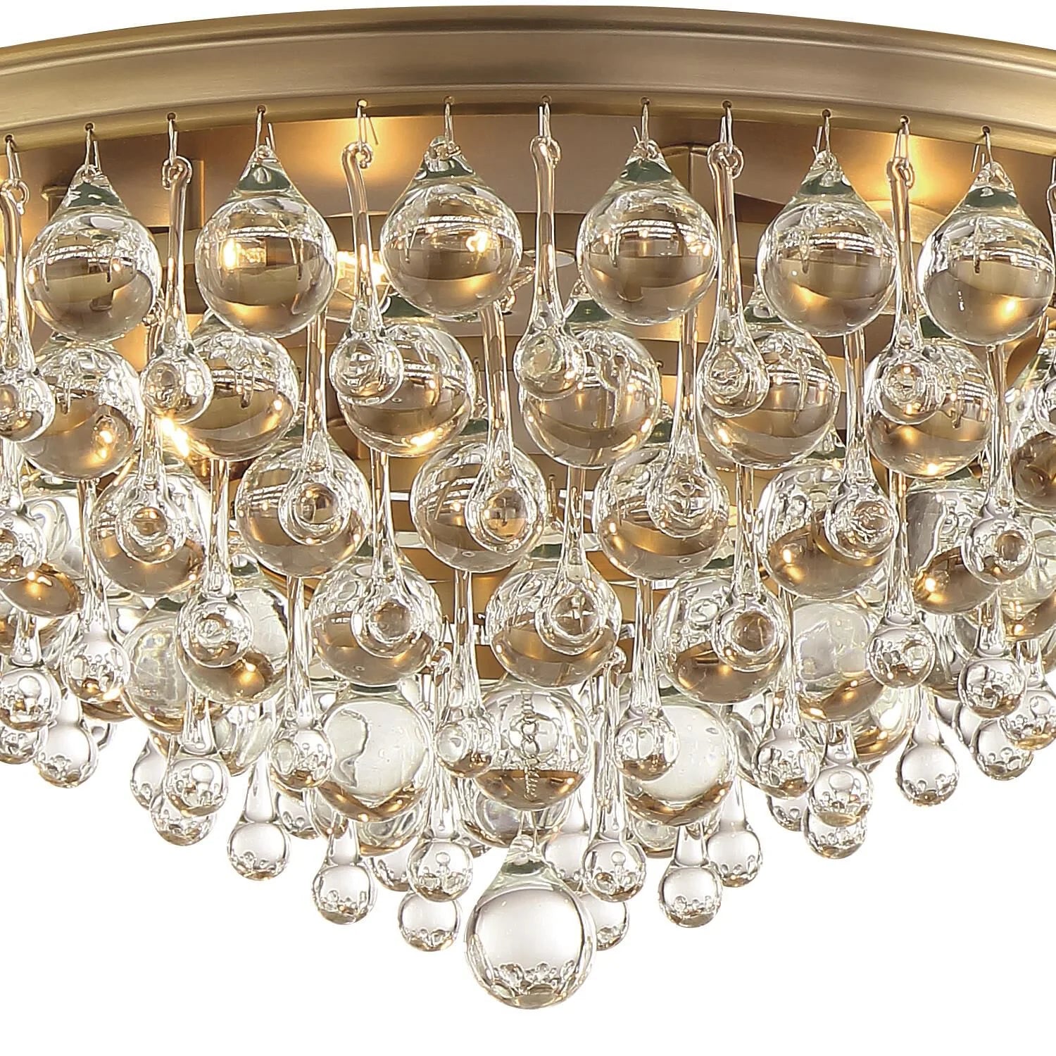 Calypso 20 Inch 6-Light Crystal Flush Mount