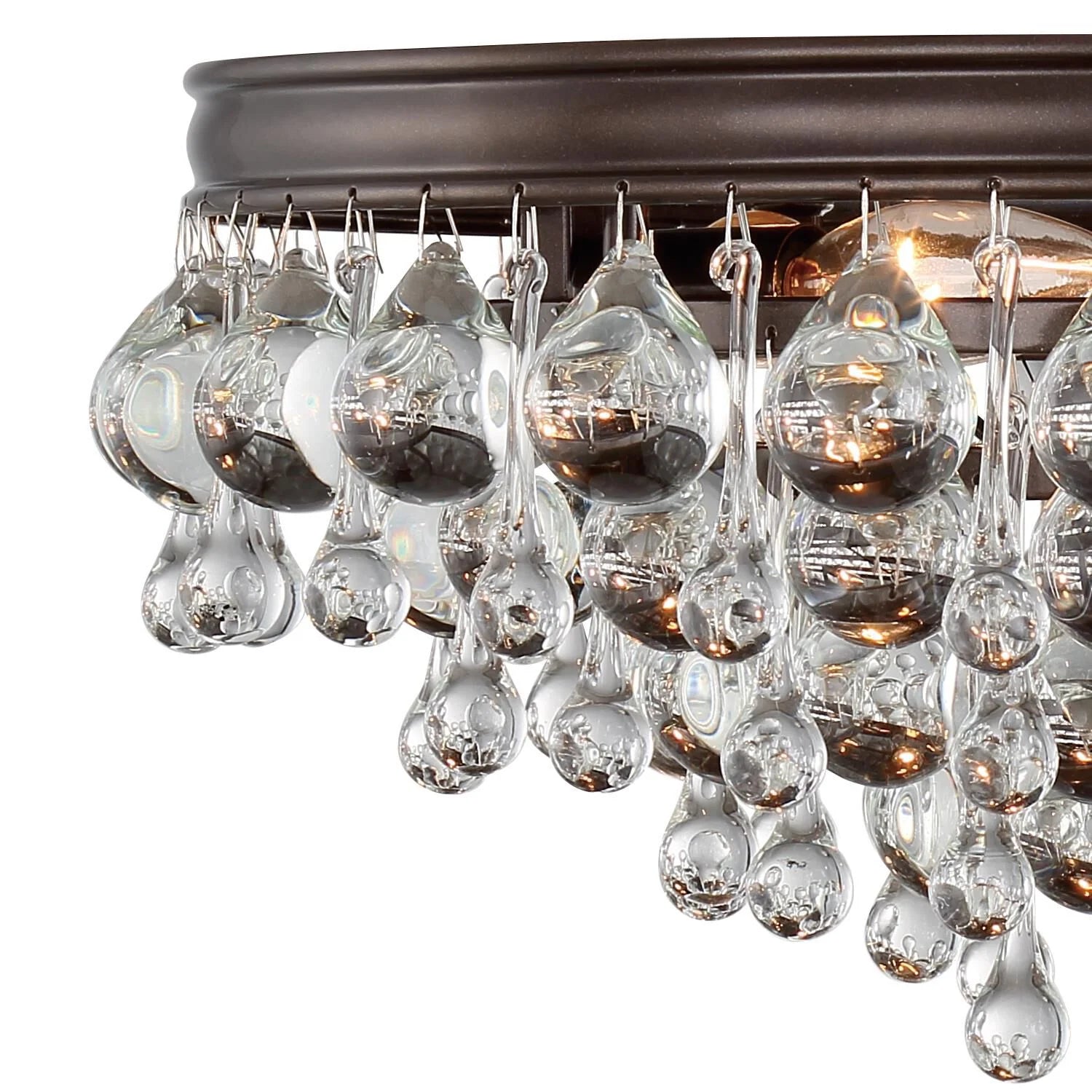 Calypso 20 Inch 6-Light Crystal Flush Mount