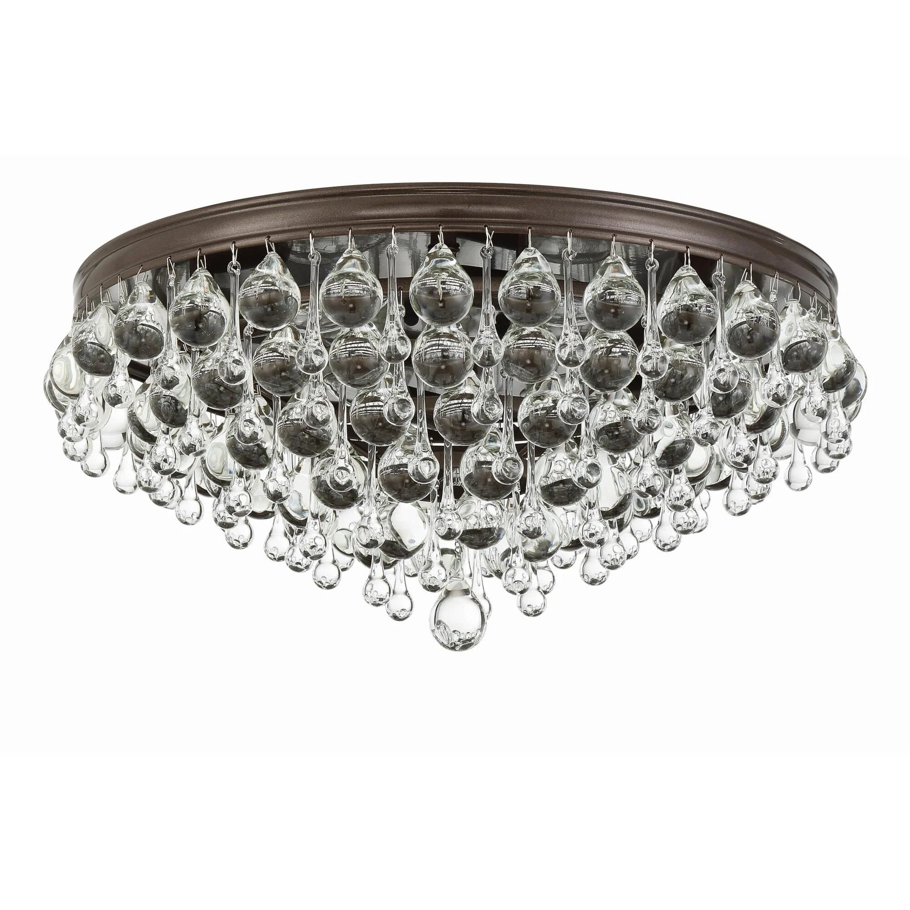 Calypso 20 Inch 6-Light Crystal Flush Mount