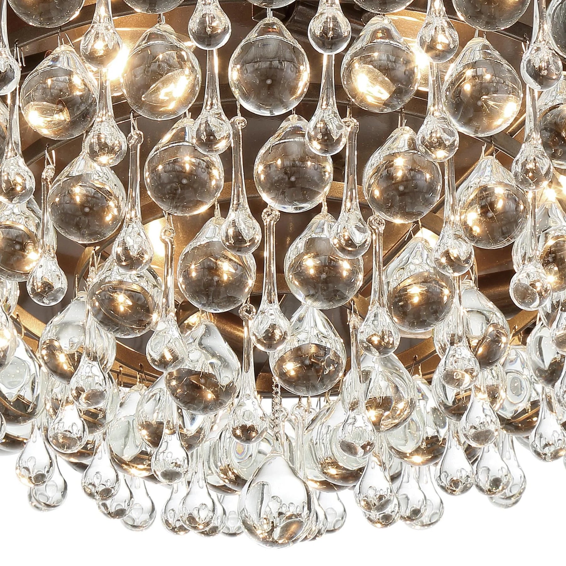 Calypso 20 Inch 6-Light Crystal Flush Mount