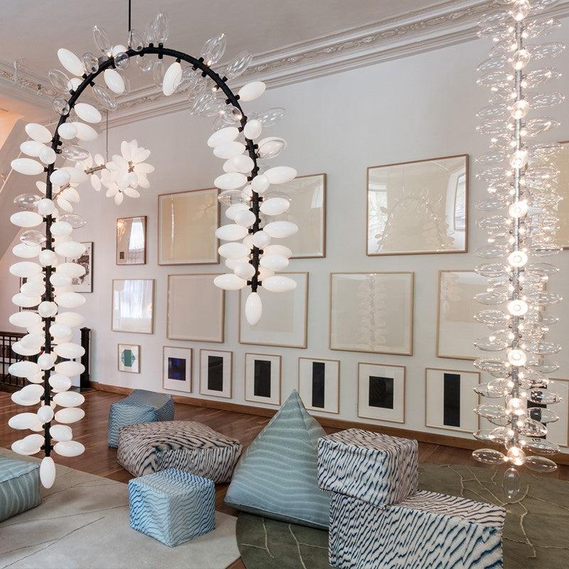 Kenneth Fashion Vertical Long Grape Chandelier
