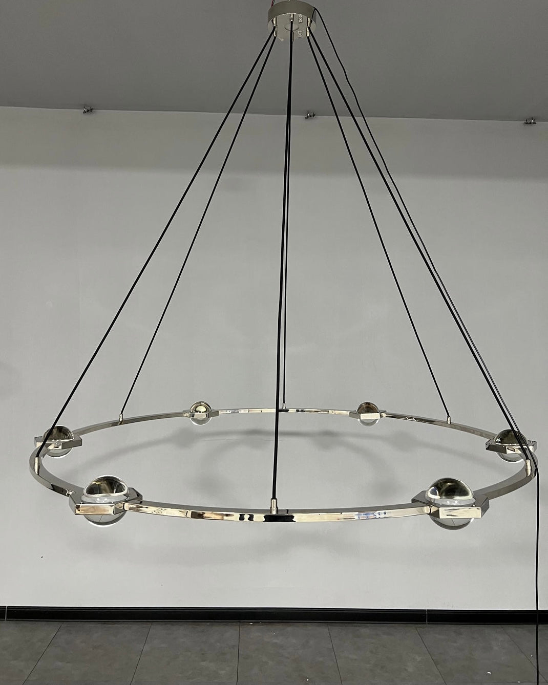 Planets Round Chandelier 48" LED Light