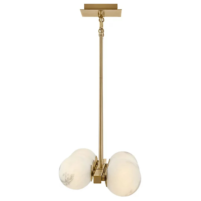 Harold Art Glass Ball Linear Chandelier Lighting