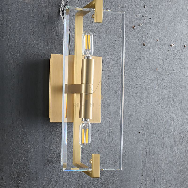 Dennis Modern Glass Indoor Decor Wall Sconce