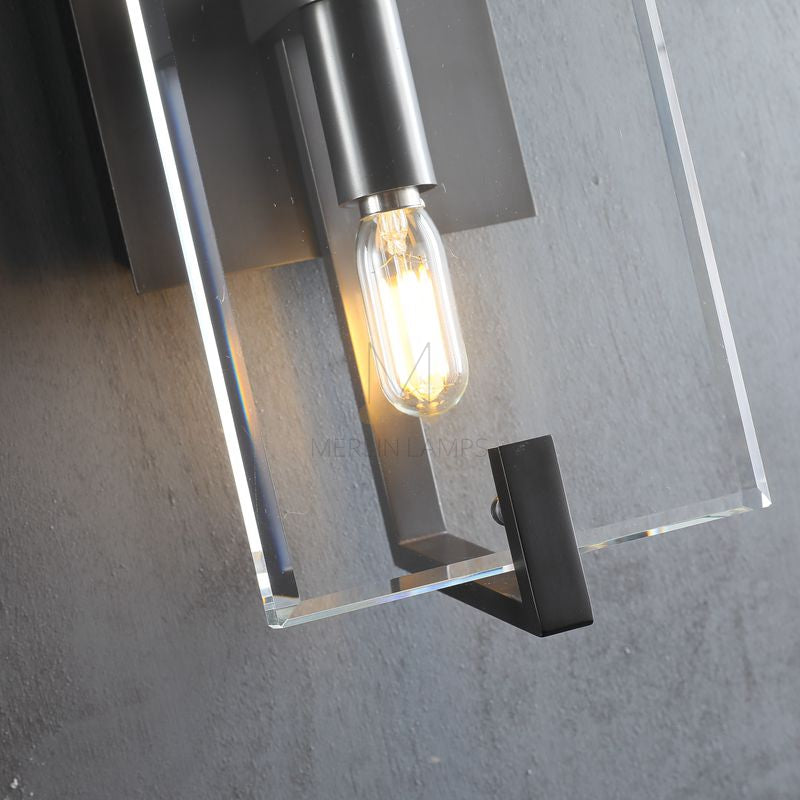 Dennis Modern Glass Indoor Decor Wall Sconce