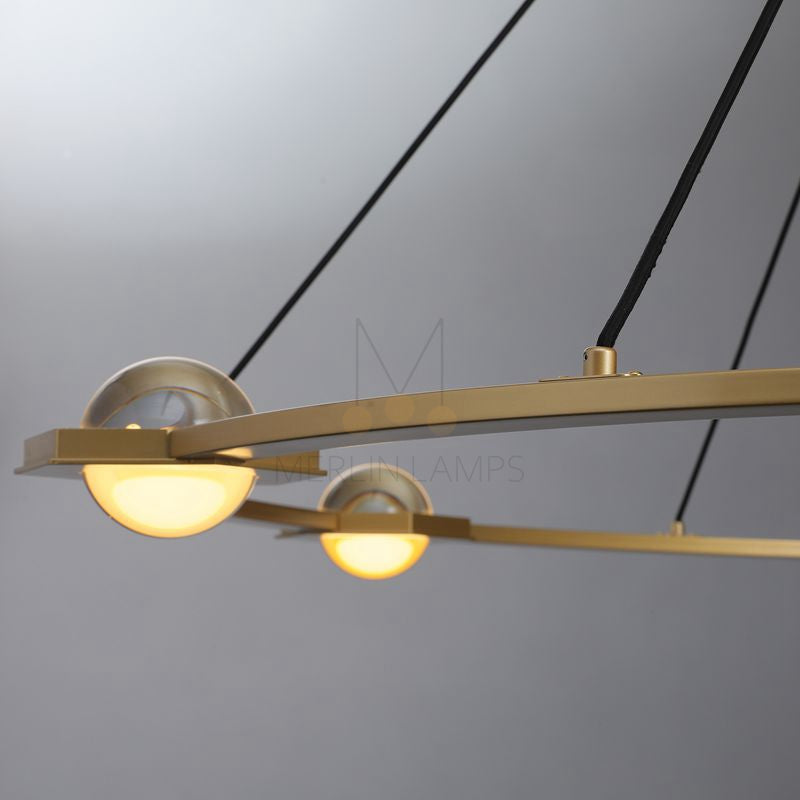 Planets Round Chandelier 48" LED Light