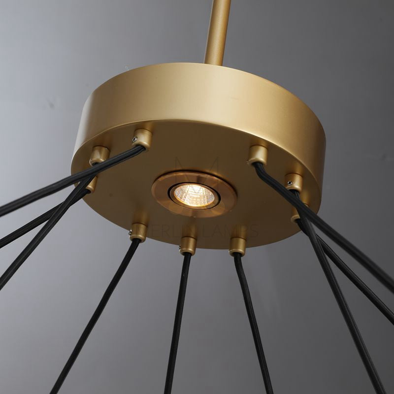 Planets 2-Tier Round Chandelier 60", Decoration Lamp