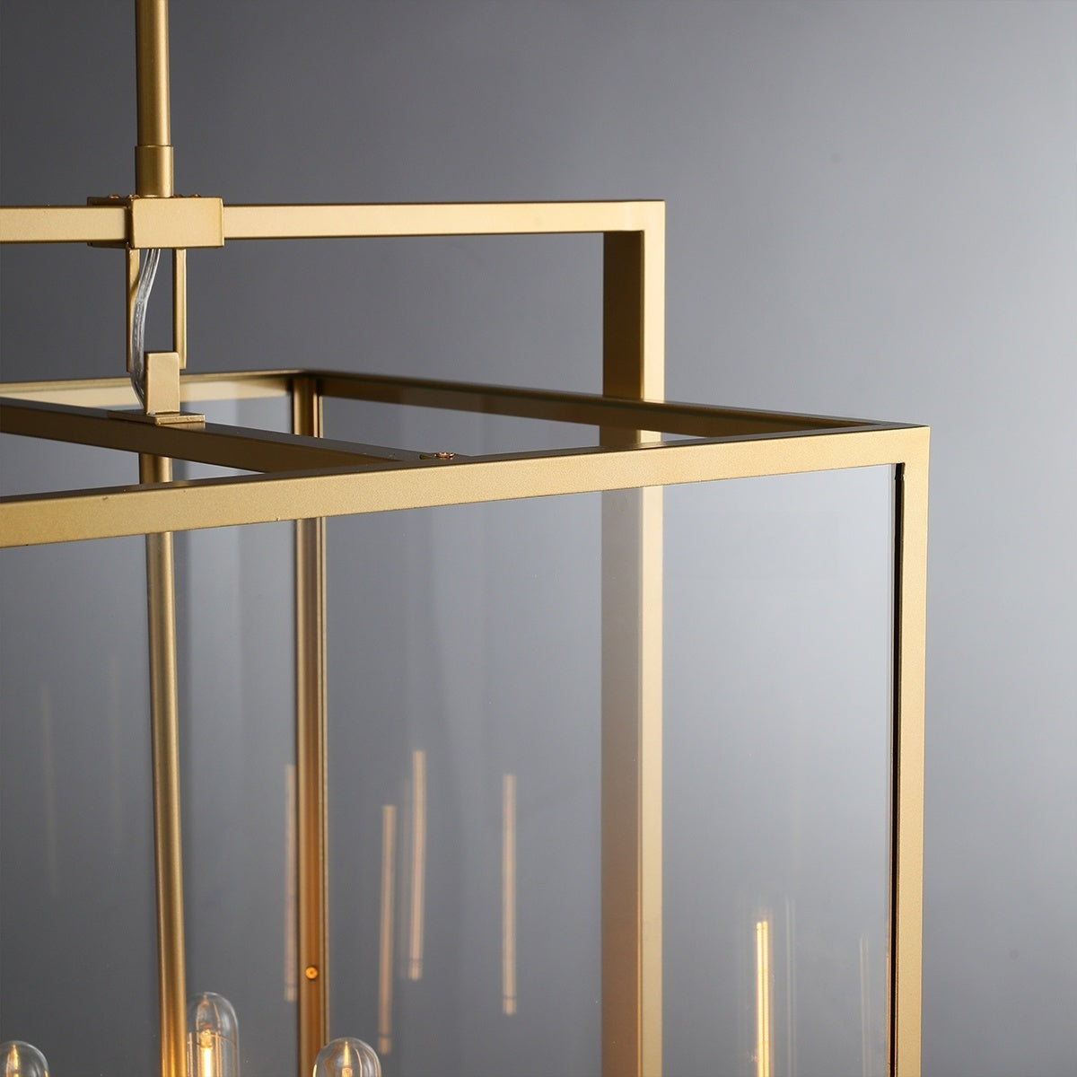 Becker Glass Lantern Modern Pendant