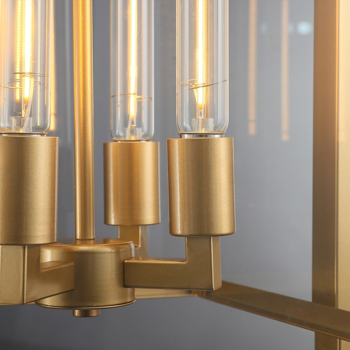 Becker Glass Lantern Modern Pendant