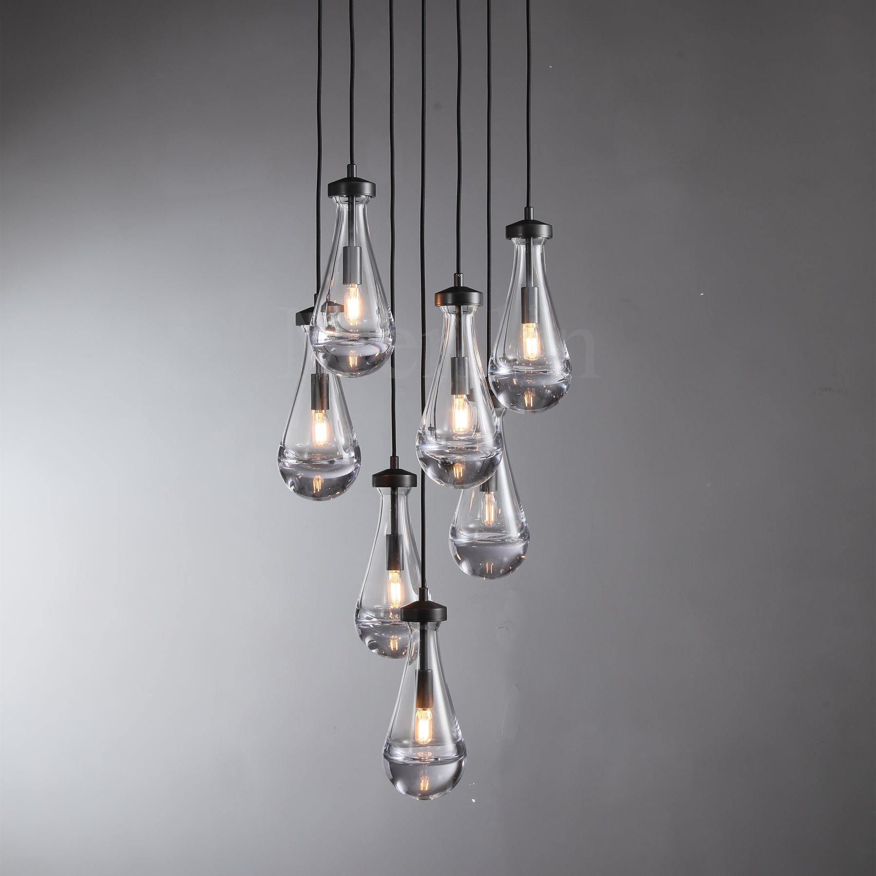 Modern Raindrop Chandelier Round / Rectangle For Living Room Dinning Room