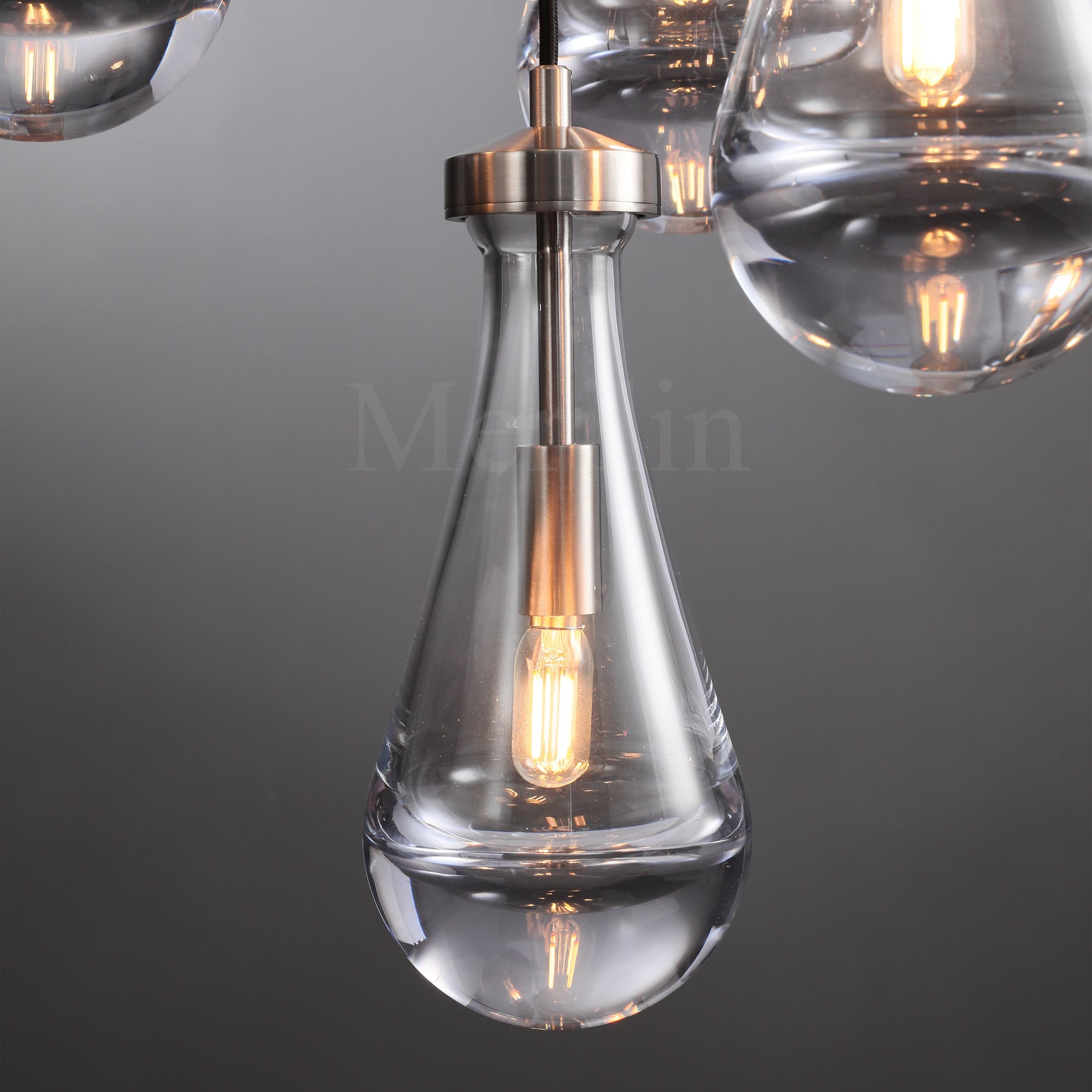Modern Raindrop Chandelier Round / Rectangle For Living Room Dinning Room