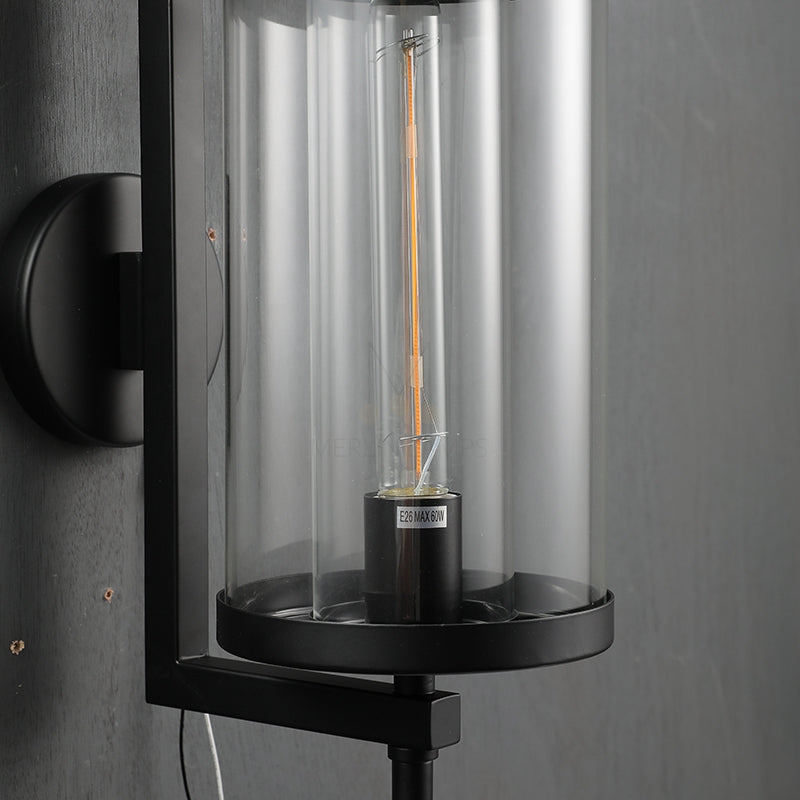 Danny Round Outdoor Sconce 16" 23'', Modern Wall Lamp