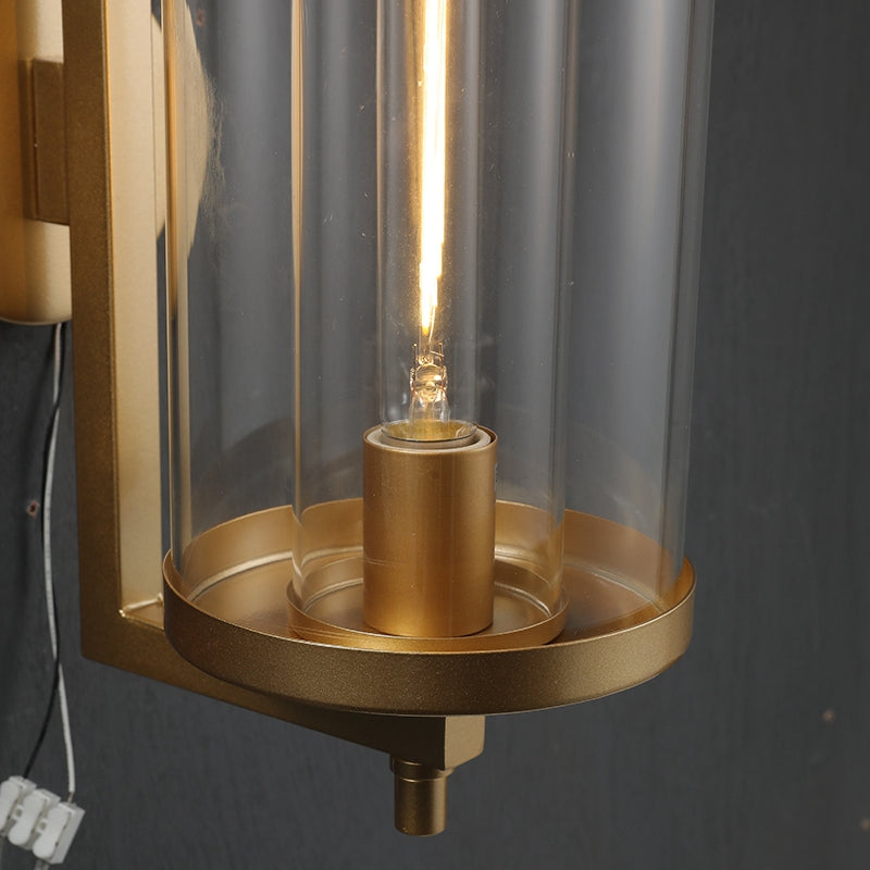 Danny Round Outdoor Sconce 16" 23'', Modern Wall Lamp