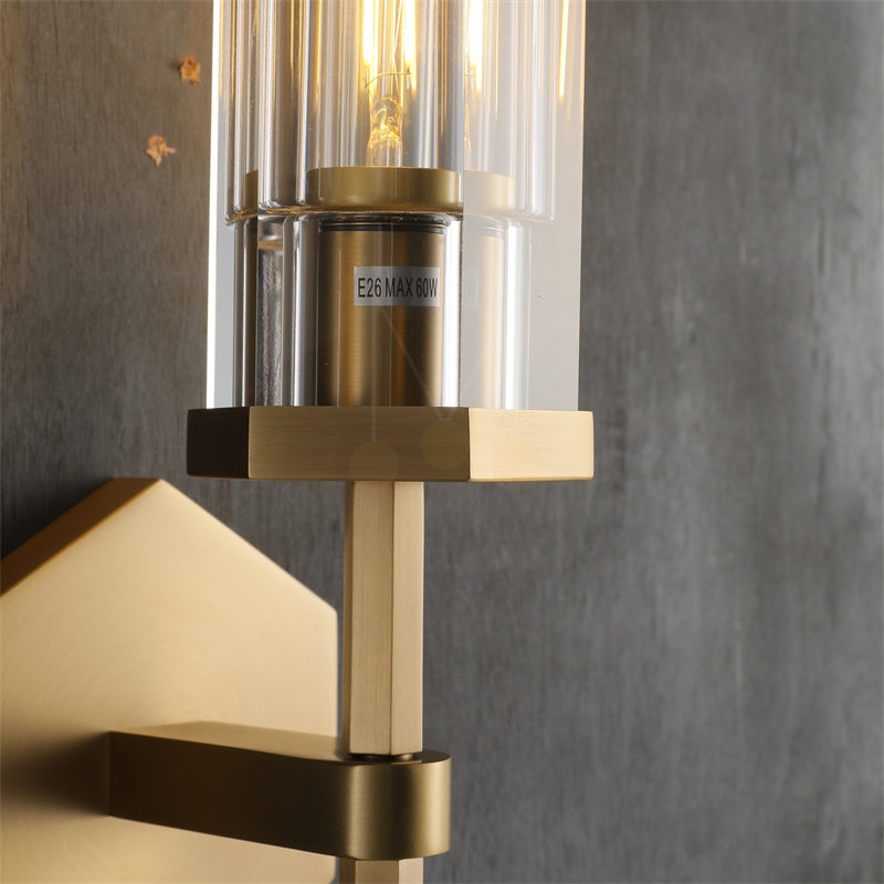 Kimberly Lambe Hexagonal Wall Sconce 14¼"H for Bedroom, Living Room, Kitchen Island