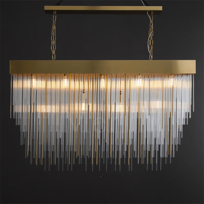 Candice Elegant Glass Chandelier Fixture for Living Room and Bedroom Décor Lamp