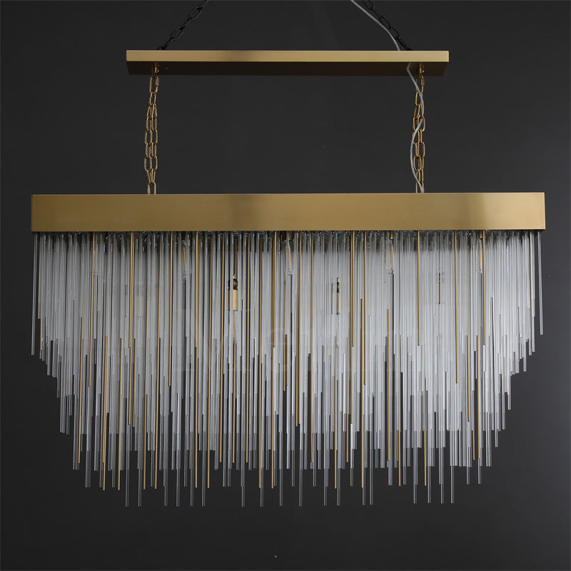 Candice Elegant Glass Chandelier Fixture for Living Room and Bedroom Décor Lamp