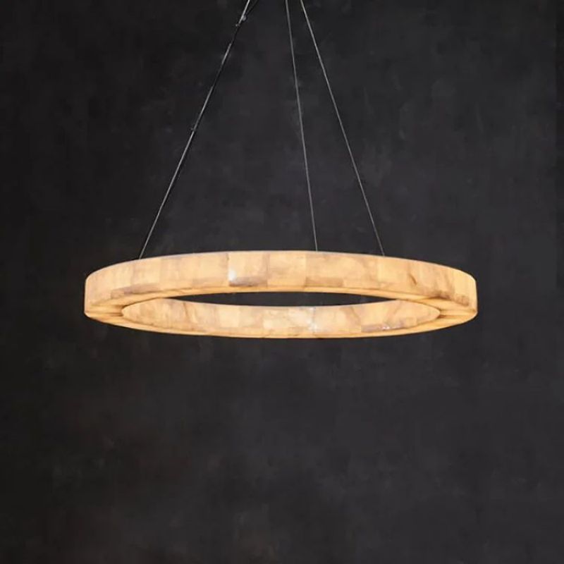 Karen Calcite Ring Chandelier 30″39″