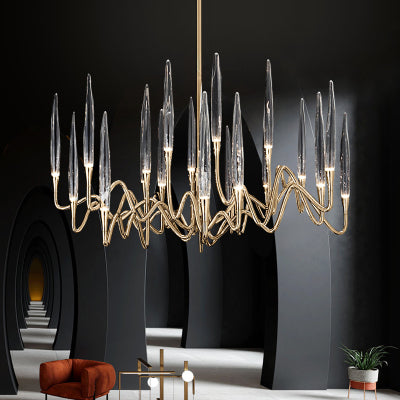 Merlin Crystal Candlestick Chandelier