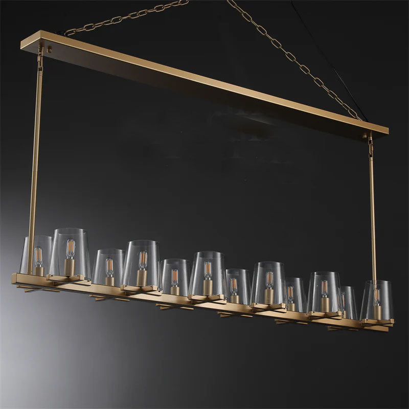 Paul Series Round Glass Chandelier