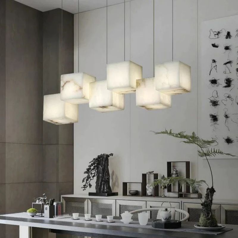 Merlin Labster Cubic Rectangular Chandelier
