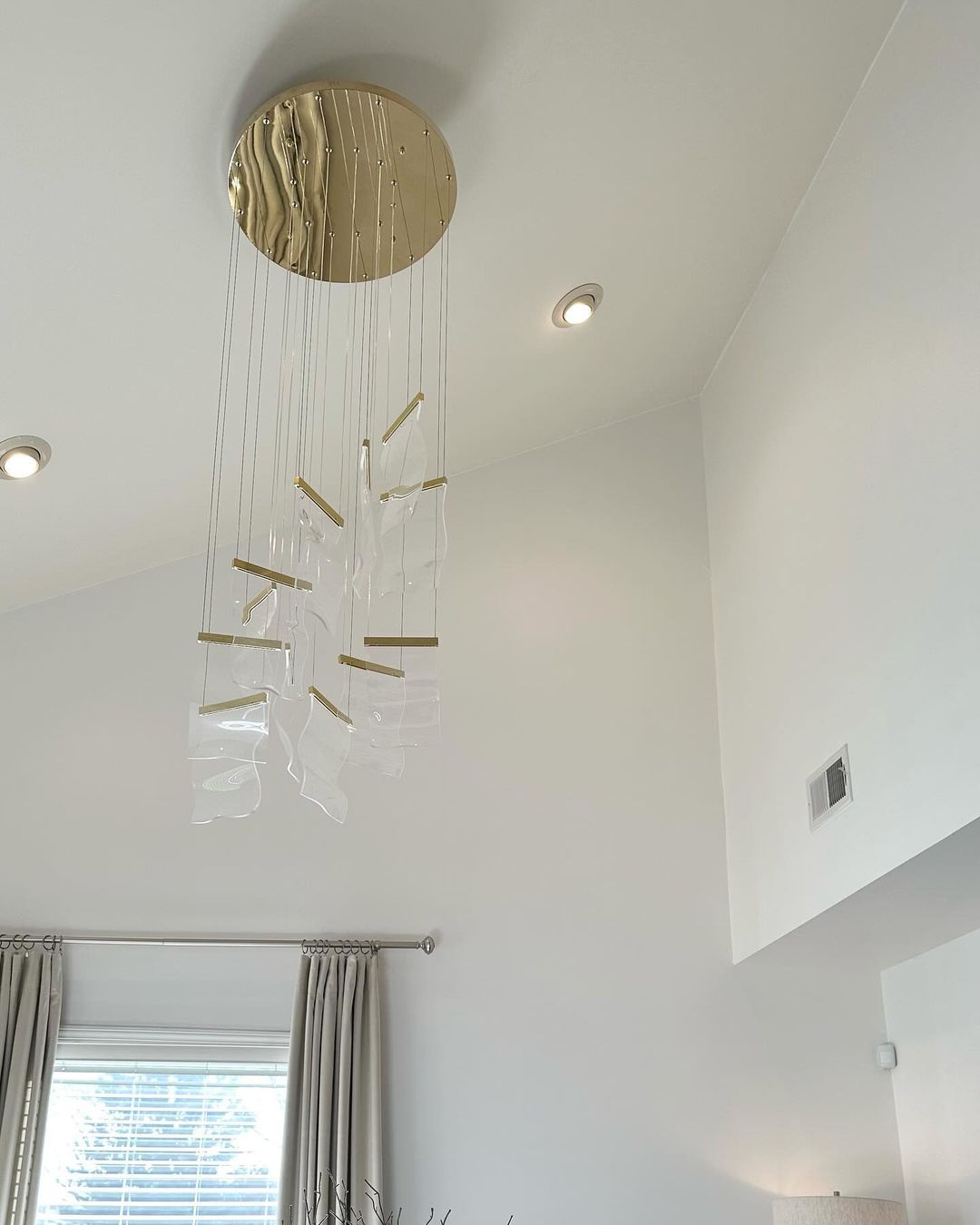 Extra Large Modern Acrylic Chandelier for Staircase/Foyer/Villa/Hall