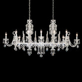 Merlinlamps S6912 Sterling Linear 12-lt 58" Chandelier