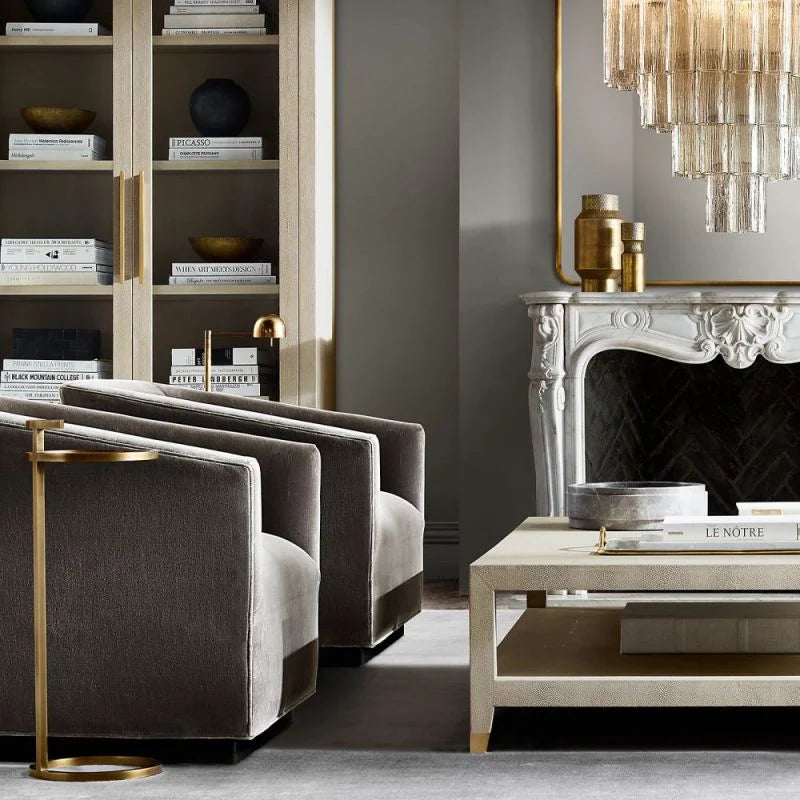 Grey Serena Multi-Tier Round Chandelier
