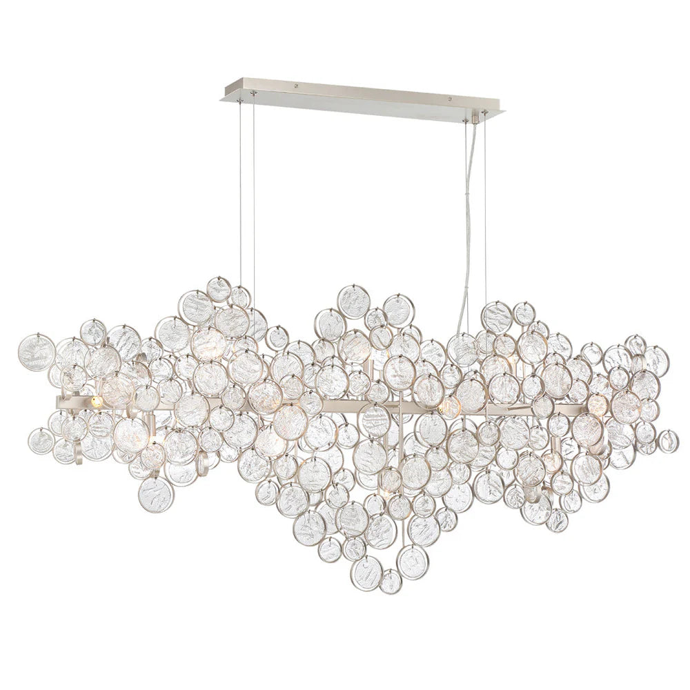 Trento Clustered Glass Linear Chandelier