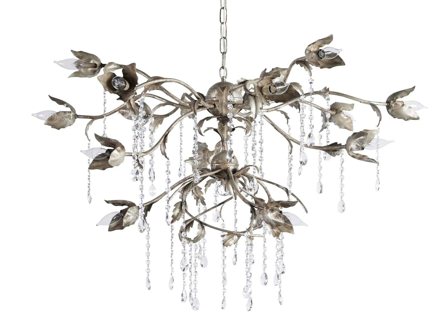 Viticcio Round Silver Chandelier