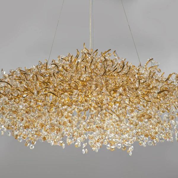 New Modern Light Luxury Branch Crystal Chandelier for Dining /Living Room